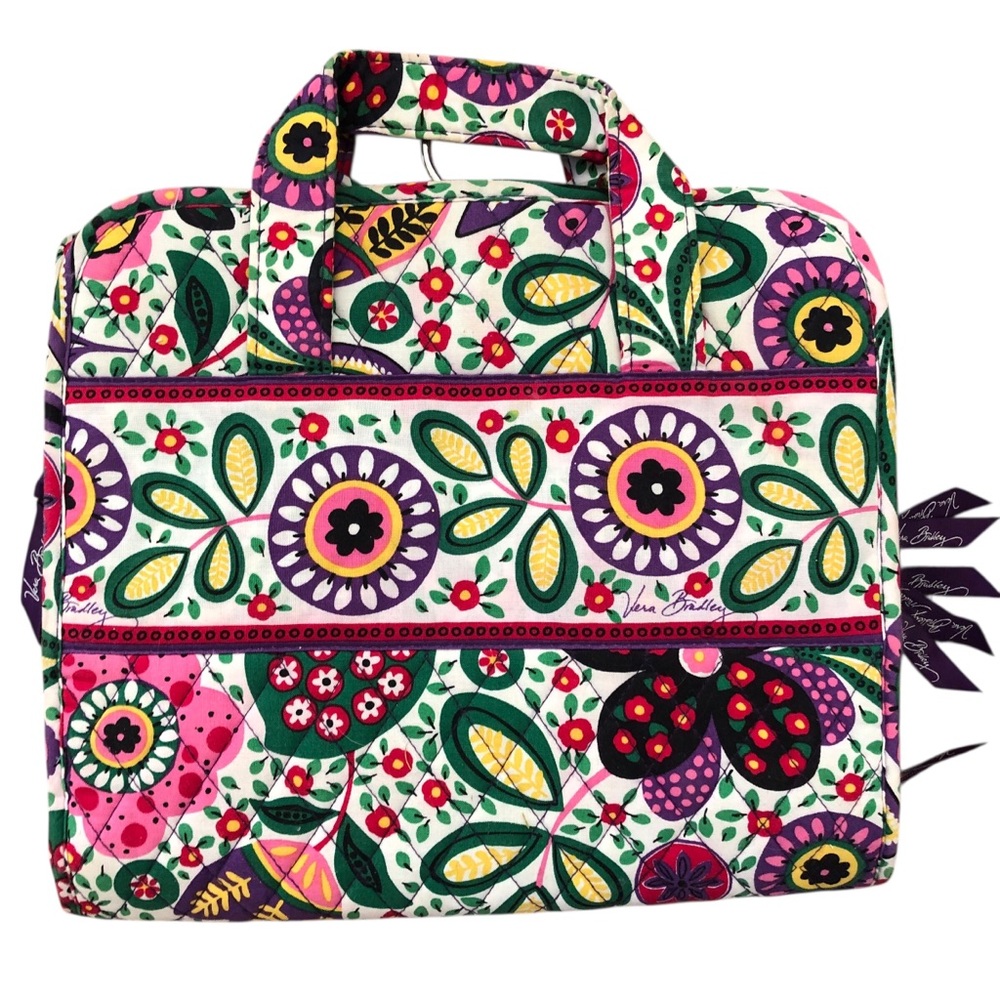 Vera Bradley Via LaVera Hanging Floral Travel Make Up Toiletry Organizer